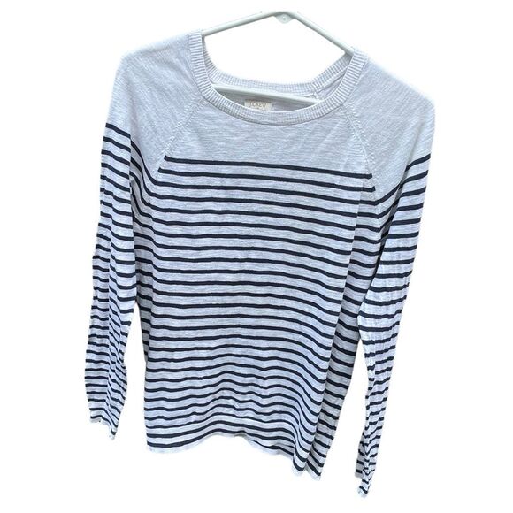 J.Crew size M 100% cotton lightweight sweater - Picture 2 of 10